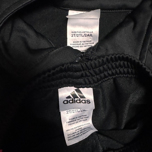 Adidas Toddler Girls Tricot Track Jacket and Jogger Set 2T - Picture 2 of 7